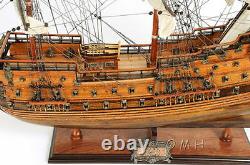 Wasa Swedish Navy Tall Ship 30 Wood Model Sailboat Assembled