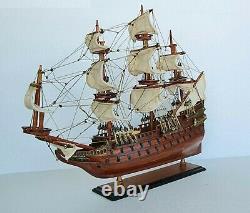 Wasa Wooden Boat Model Swedish Vasa War Ship Nautical Display Décor USA Ship