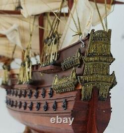 Wasa Wooden Boat Model Swedish Vasa War Ship Nautical Display Décor USA Ship