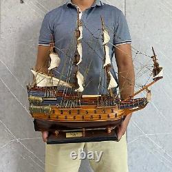 Wasa Wooden Handcrafted Sail Boat Model Vintage Ship Shelf Display 1120 Scale