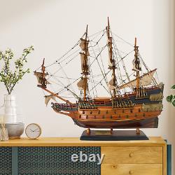 Wasa Wooden Handcrafted Sail Boat Model Vintage Ship Shelf Display 1120 Scale