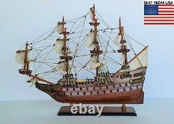 Wasa Wooden Model Ship 20 Swedish Warship Model Boat Handmade Gifts For Men