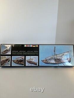 Whaling Boat Model Kit By Panart Lancia Baleniera Wooden Italy BRAND NEW IN BOX