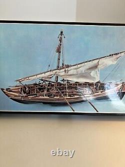 Whaling Boat Model Kit By Panart Lancia Baleniera Wooden Italy BRAND NEW IN BOX