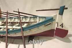 White Star Line Titanic Life Boat #14 Wood Model Nautical Display 100% Complete