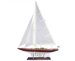 William Fife Yacht Wooden Model 24 Sailboat Fully Assembled Boat New