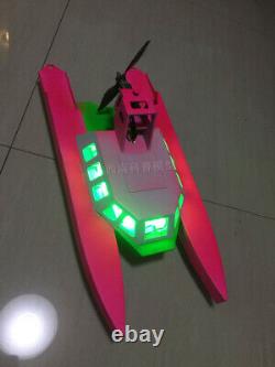 Wind Catamaran Rescue Boat Vector Steering Wooden Model Ship Kit RC Model