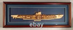 Wood Cutaway Model of a Type VII-C German U-Boat Made in the USA York