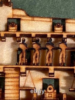 Wood Cutaway Model of a Type VII-C German U-Boat Made in the USA York