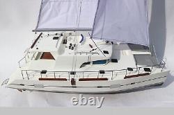 Wood Model Lagoon 500 Catamaran Modern Yacht 27.5