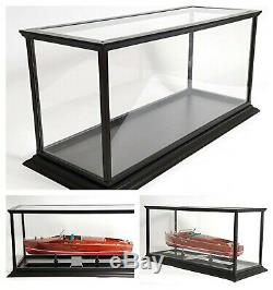 Wood & Plexiglass DISPLAY CASE 37-inch For Collectibles Speed Boat Models Hobby