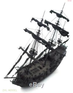 Wood ZHL the black Pearl pirates version ship boat kits model wooden ships toy