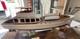 Wood Boat Model Of A 1960 Norseman 58 Ft Sport Fisherman. Teak Decks, 2 Dinghy's