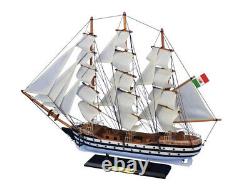 Wooden Amerigo Vespucci 24 Tall Model Ship