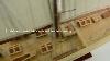 Wooden Atlantic Yacht Sailboat Model Handmade Nautical Decor