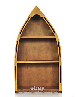 Wooden Canoe Book Shelf Small