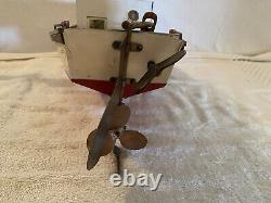 Wooden Clockwork Model Boat Muskoka