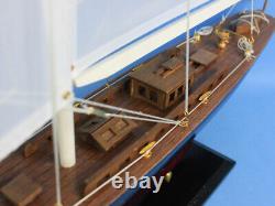 Wooden Endeavour Model Sailboat Decoration 35