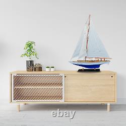 Wooden Endeavour Tall Model Ship Nautical Yacht Wooden sail yacht model