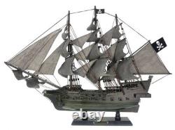 Wooden Flying Dutchman Model Pirate Ship 26 inch Fully Assembled Display