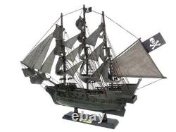 Wooden Flying Dutchman Model Pirate Ship 26 inch Fully Assembled Display