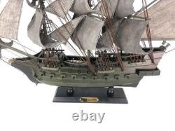 Wooden Flying Dutchman Model Pirate Ship 26 inch Fully Assembled Display