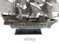 Wooden Flying Dutchman Model Pirate Ship 26 inch Fully Assembled Display