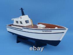 Wooden Gilligan's Island Minnow Model Boat 14