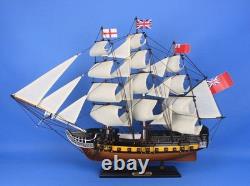 Wooden HMS Surprise Master and Commander Model Ship 24