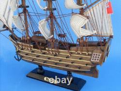 Wooden HMS Victory Tall Model Ship 14