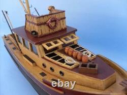 Wooden Jaws Orca Model Boat 20