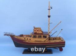 Wooden Jaws Orca Model Boat 20