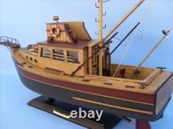 Wooden Jaws Orca Model Boat 20