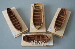 Wooden Lifeboat Rowboat 148 Model Ship Life Boat POF Wooden Model Ship Kit