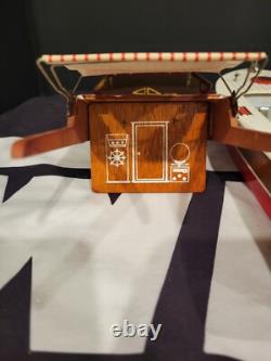 Wooden Model Boat 1950s UNION BOAT Vintage Original JAPAN Electric