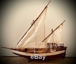 Wooden Model Ship/Boat Dhow