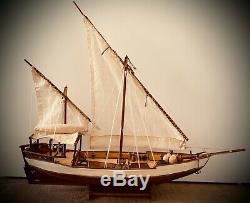 Wooden Model Ship/Boat Dhow