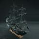 Wooden Model Ship Pirate Full Scene Black Pearl Sailing Ship Boats Model Kit Diy