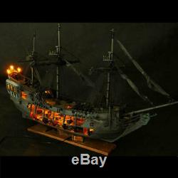 Wooden Model Ship Pirate Full Scene Black Pearl Sailing Ship Boats Model Kit DIY