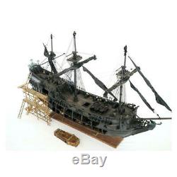 Wooden Model Ship Pirate Full Scene Black Pearl Sailing Ship Boats Model Kit DIY