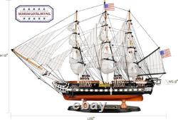 Wooden Model Ship USS Constitution 1/95 Scale Replica Frigate Sailing Warship Mo