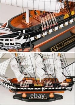 Wooden Model Ship USS Constitution 1/95 Scale Replica Frigate Sailing Warship Mo