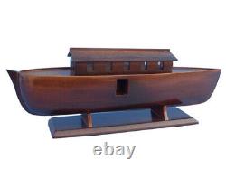 Wooden Noah's Ark Model Boat 14