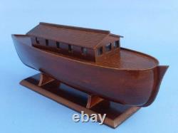 Wooden Noah's Ark Model Boat 14