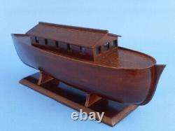 Wooden Noah's Ark Model Boat 14