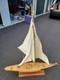 Wooden Pond Yacht Sail Boat Scratch Built 36.541.5 J Class Endeavor