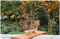 Wooden Sailing Ship Boat DIV Model Craft Kit Ship Assembly Decor Model Gift Toy