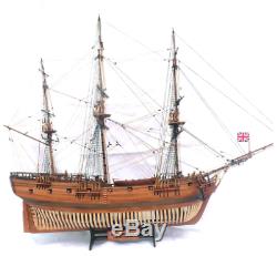 Wooden Ship Models Kits DIY boat wood 3d laser cut 132 HMS Druid 1776 16 Cannon
