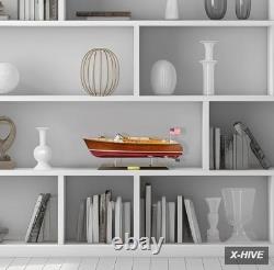 Wooden Speedboat Model Chris-Craft Runabout Model Boat Yacht