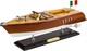Wooden Speedboat Model Riva Aquarama Runabout Model Boat Yacht Walnut